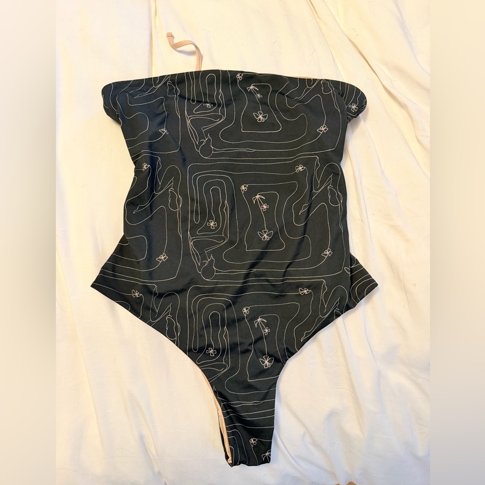 One Piece Desert Print Swimsuit